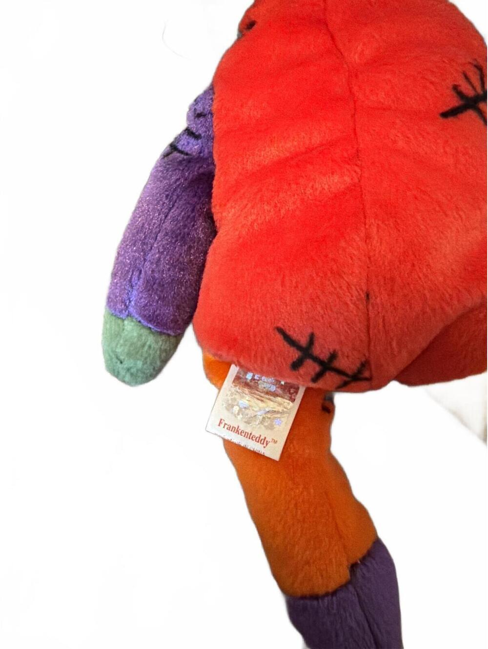 Ty Beanie Baby Frankenteddy Multicolor Plush Bear Toy - Collectible Soft Doll - Picture 3 of 4